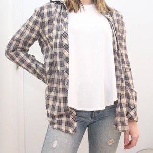Plaid button up shirt